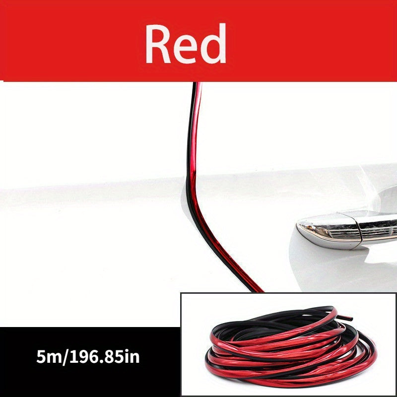 Universal Car Door Edge Guard Strip Rubber Protector 5m Scratch Seal
