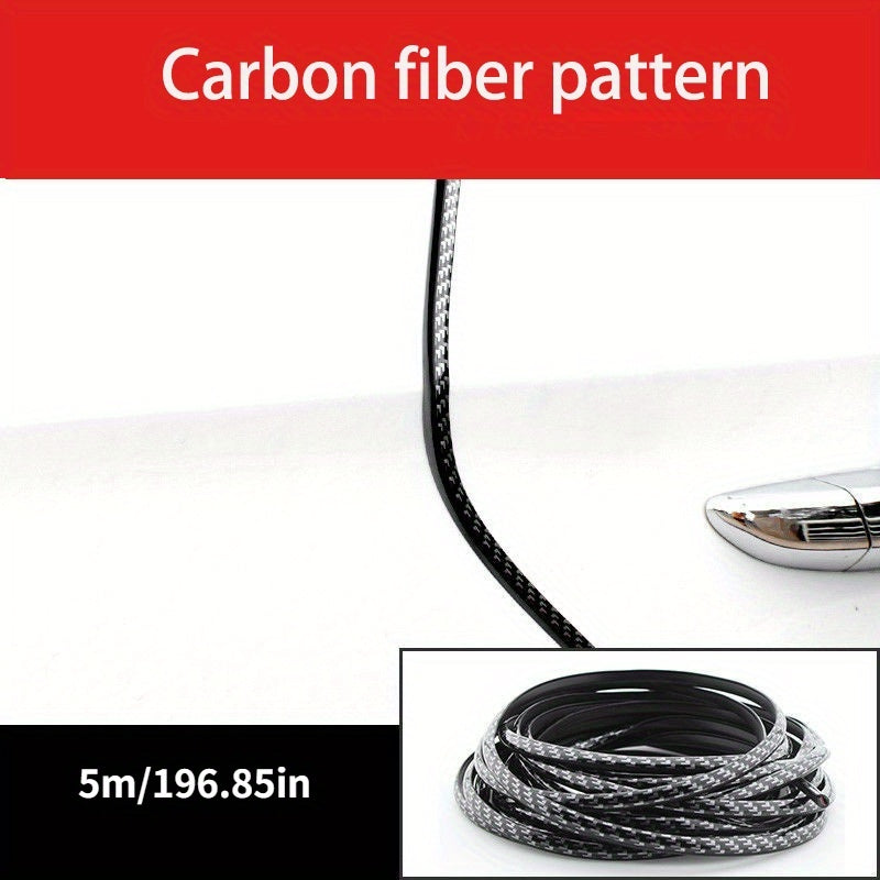 Universal Car Door Edge Guard Strip Rubber Protector 5m Scratch Seal