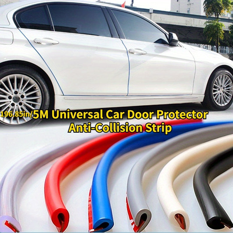 Universal Car Door Edge Guard Strip Rubber Protector 5m Scratch Seal