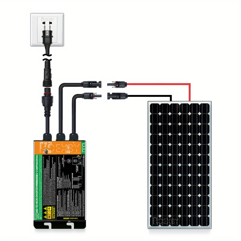 Micro Inverter 300W-700W Solar Grid Tie for Home Office High Efficiency