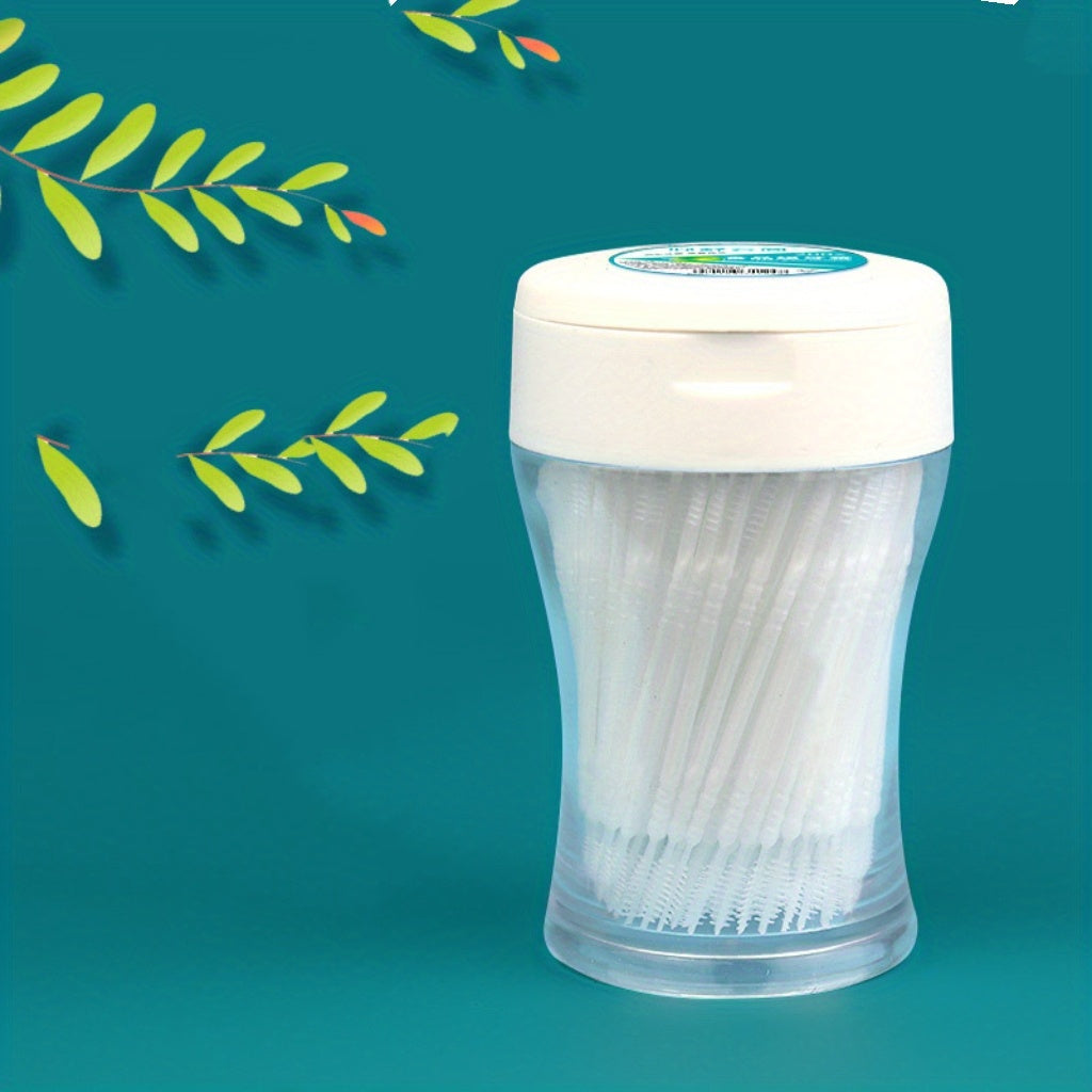 200PCS Double Head Disposable Interdental Dental Floss Picks Deep Cleaning Portable Hygienic Flossers