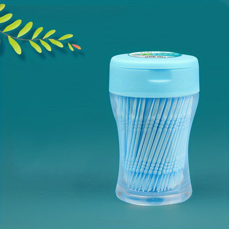 200PCS Double Head Disposable Interdental Dental Floss Picks Deep Cleaning Portable Hygienic Flossers
