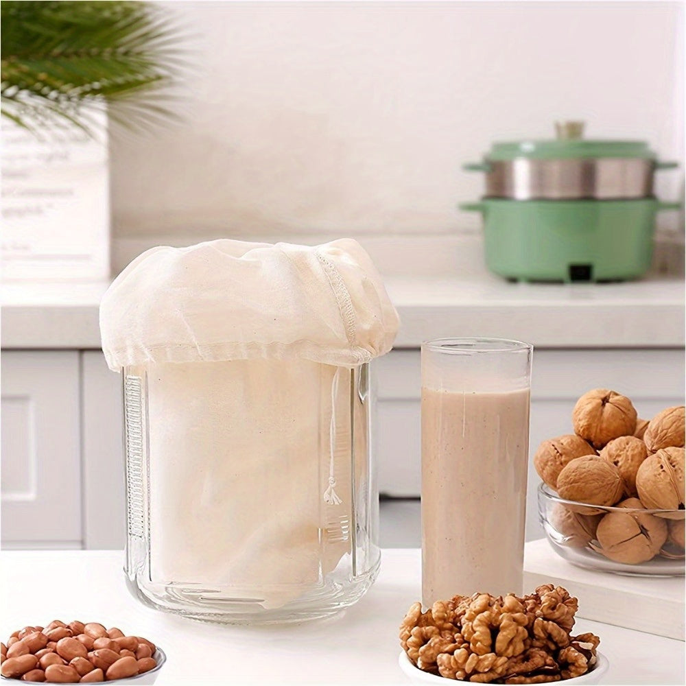 3/5 Pcs Fabric Straining Bags for Nut Milk Cold Brew Tea Yogurt Dishwasher Safe