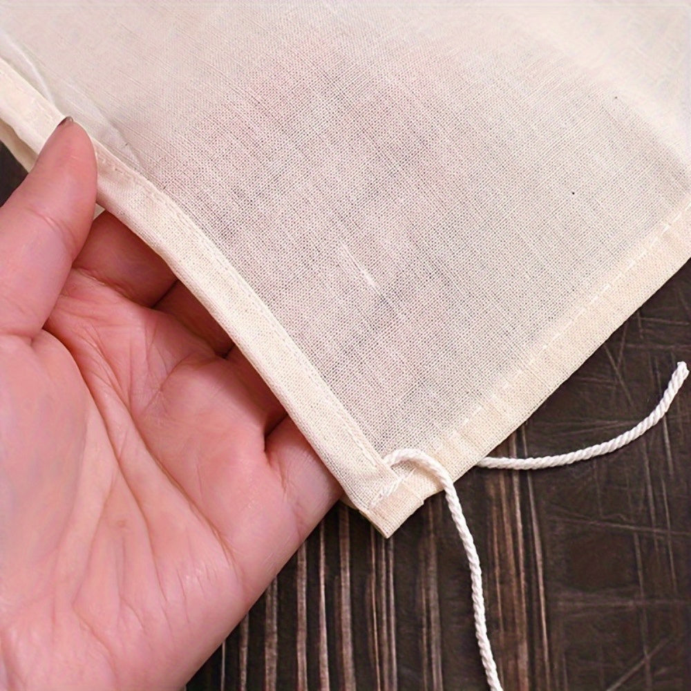 3/5 Pcs Fabric Straining Bags for Nut Milk Cold Brew Tea Yogurt Dishwasher Safe