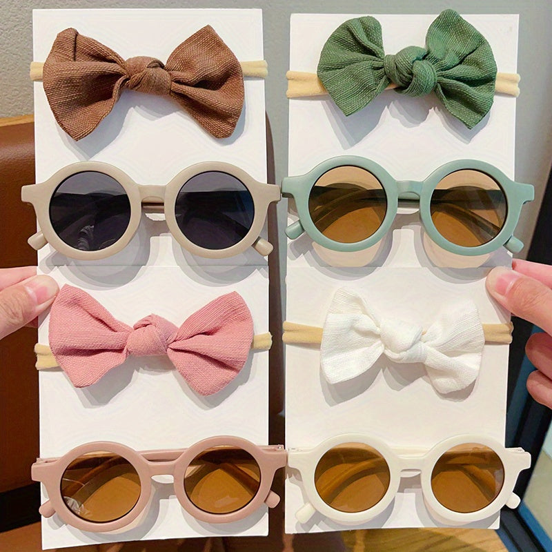 Children Girls Fashion Glasses and Headband Set for Parties and Photography