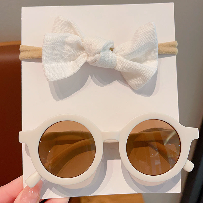 Children Girls Fashion Glasses and Headband Set for Parties and Photography