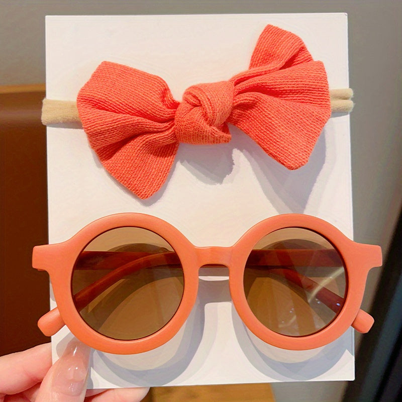 Children Girls Fashion Glasses and Headband Set for Parties and Photography