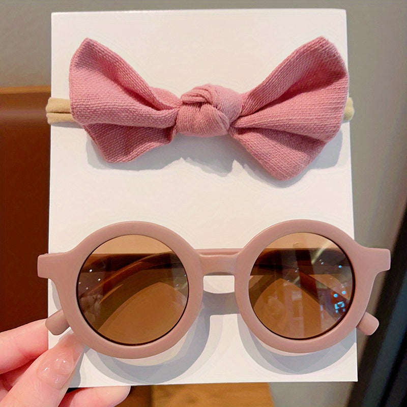 Children Girls Fashion Glasses and Headband Set for Parties and Photography