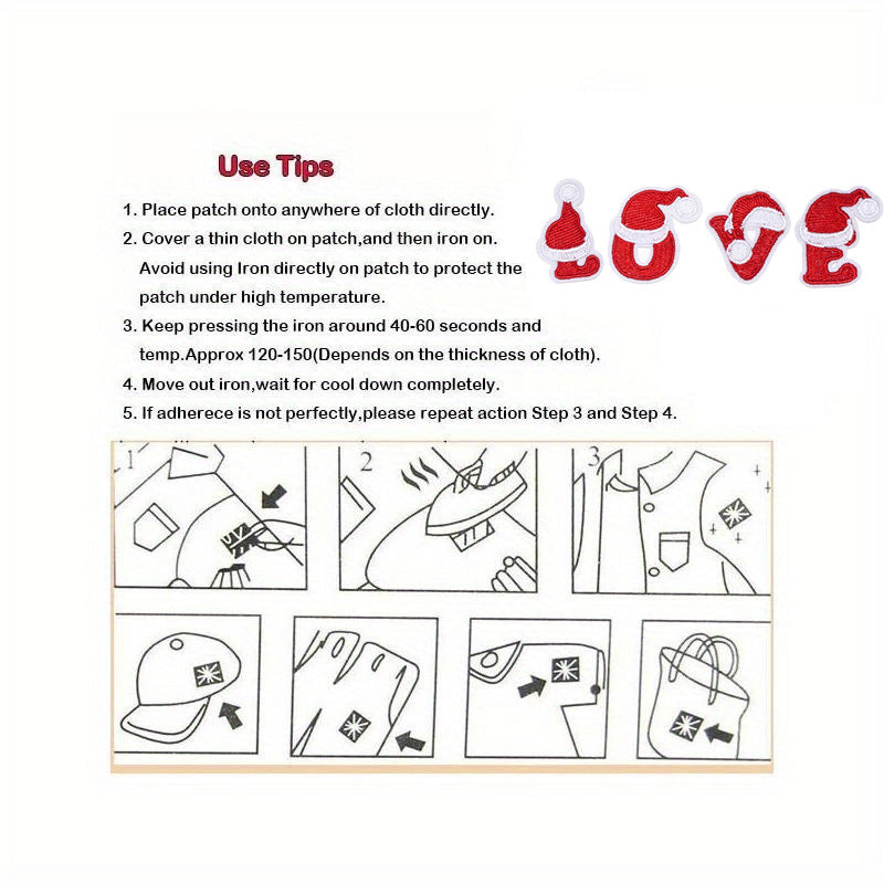 26 рождественских вышитых нашивок для писем, для девочек, на клеевом или швейном креплении, с возможностью персонализации