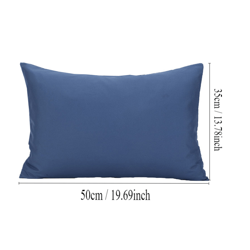 Microfiber Pillowcase 35x50 cm Wrinkle and Stain Resistant Soft Bedding