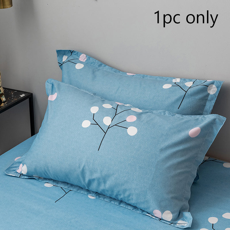 Brushed Polyester Pillowcase with Crown Avocado Strawberry Star Designs 48x74cm