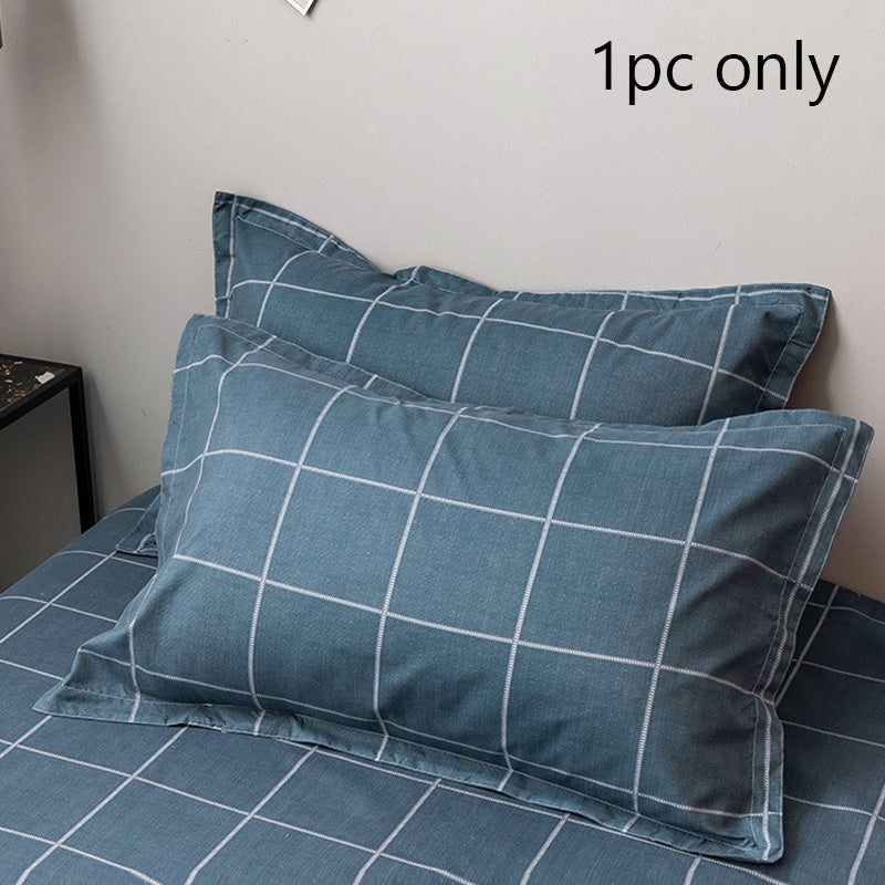 Brushed Polyester Pillowcase with Crown Avocado Strawberry Star Designs 48x74cm