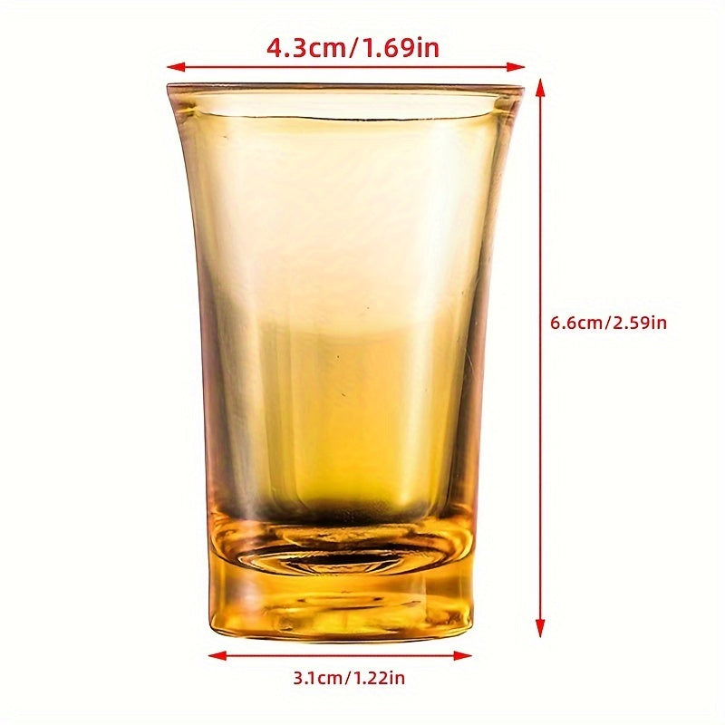 Juego de 4 vasos de acrílico para chupitos para bares, pubs y uso doméstico