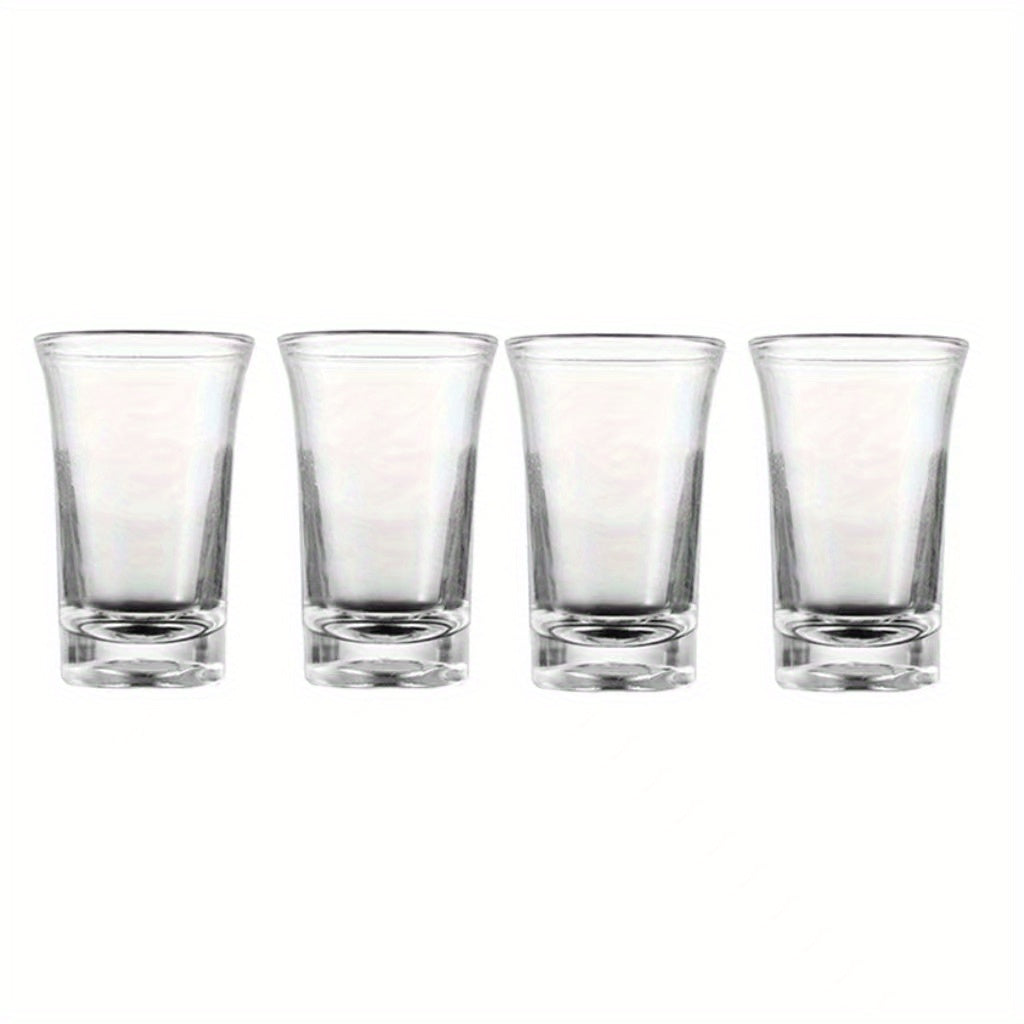 Juego de 4 vasos de acrílico para chupitos para bares, pubs y uso doméstico