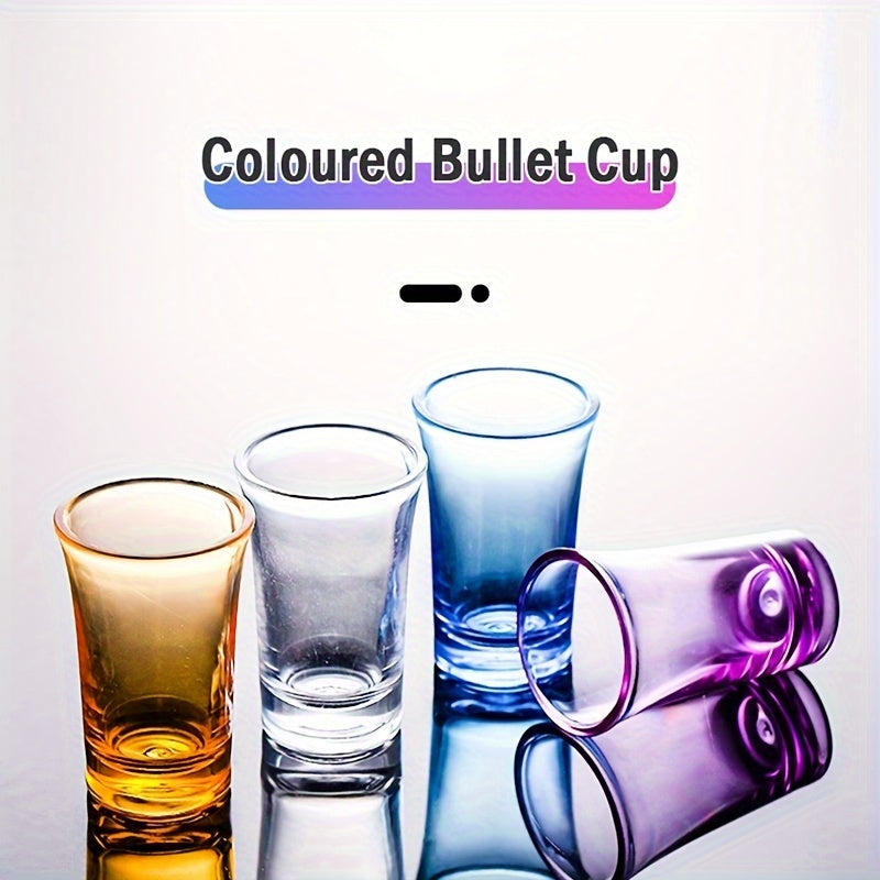 Juego de 4 vasos de acrílico para chupitos para bares, pubs y uso doméstico