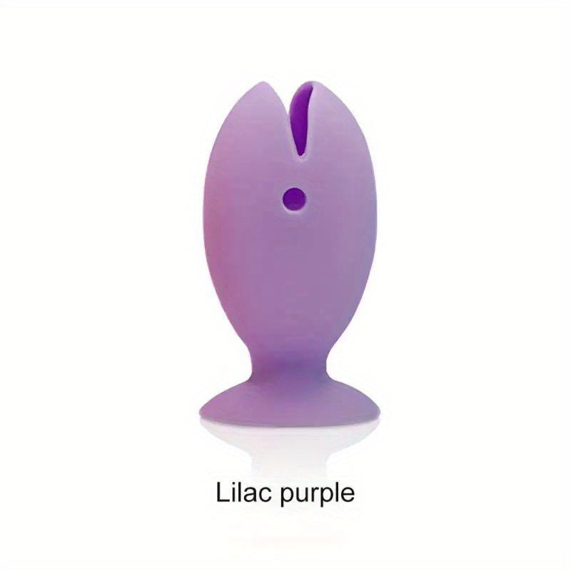 Kids Silicone Fish Shape Toothbrush Cover Stand Portable Travel Case