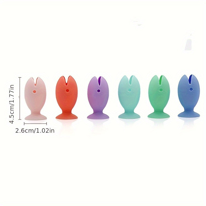 Kids Silicone Fish Shape Toothbrush Cover Stand Portable Travel Case