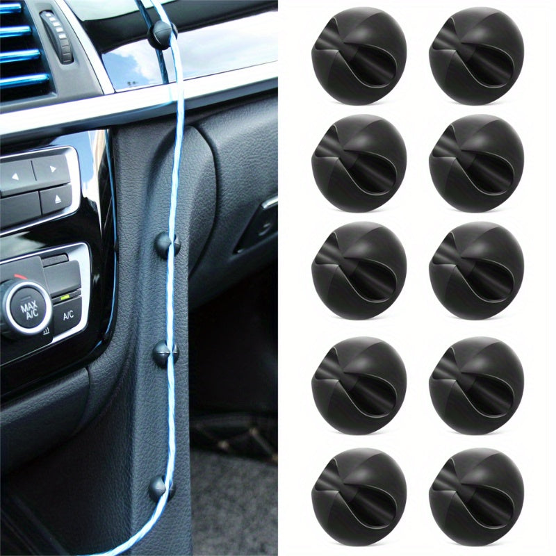 Car Interior Phone Charger Cable Organizer Clips Pack of 5 10 20pcs