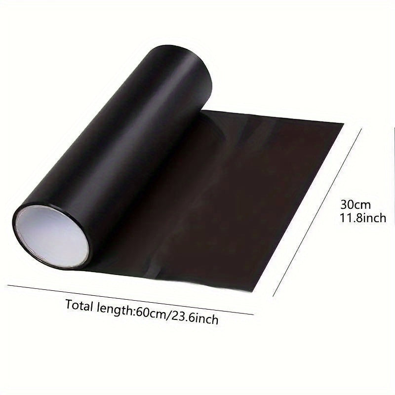 Car Gloss Transparent Light Black Smoke PVC Film Wrap 30x200cm Headlight Taillight Cover