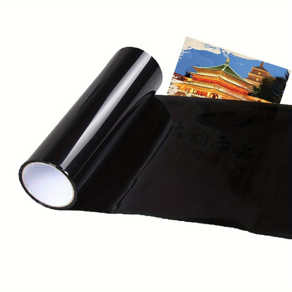 Car Gloss Transparent Light Black Smoke PVC Film Wrap 30x200cm Headlight Taillight Cover