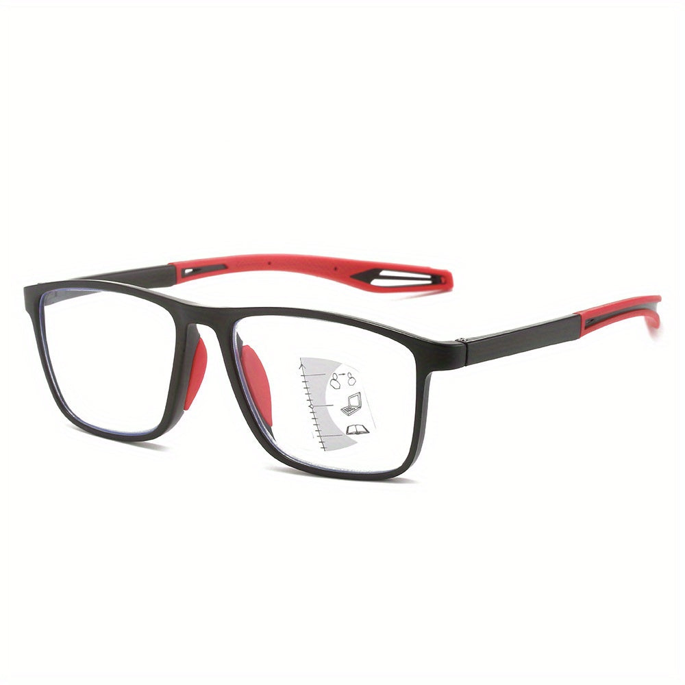 Lightweight TR90 Sports Glasses for Men and Women with Adjustable Focus Up to +4.0 Diopters