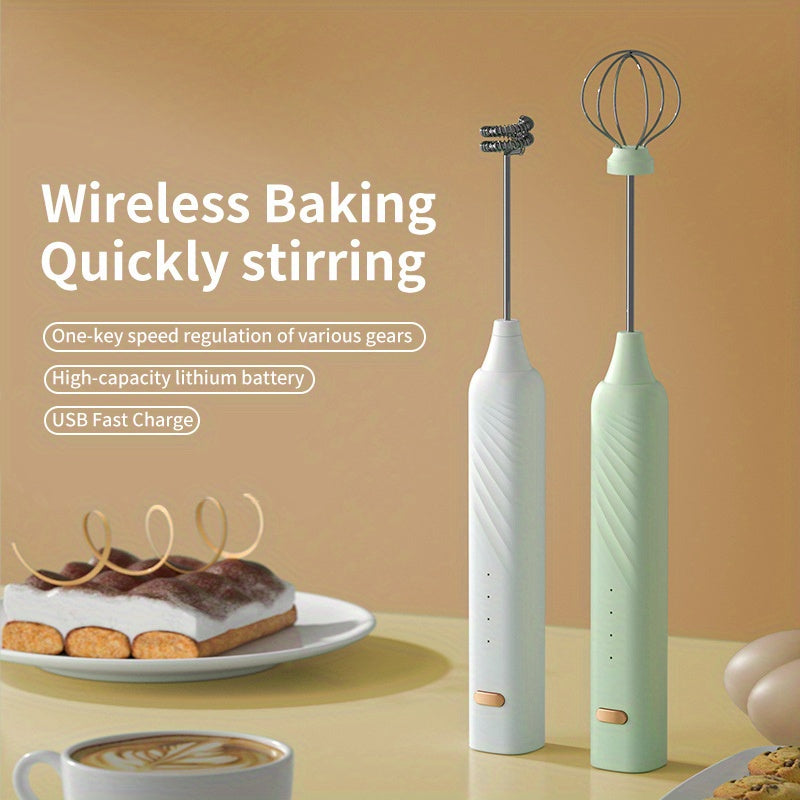 Electric Milk Frother Handheld Coffee Whisk for Home Use, Perfect for Lattes and Cappuccinos