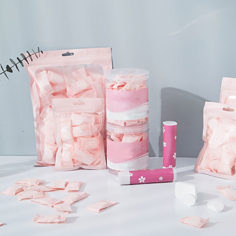 100 Pieces Disposable Compressed Towels Portable Travel Water Wet Wipes Non-Woven