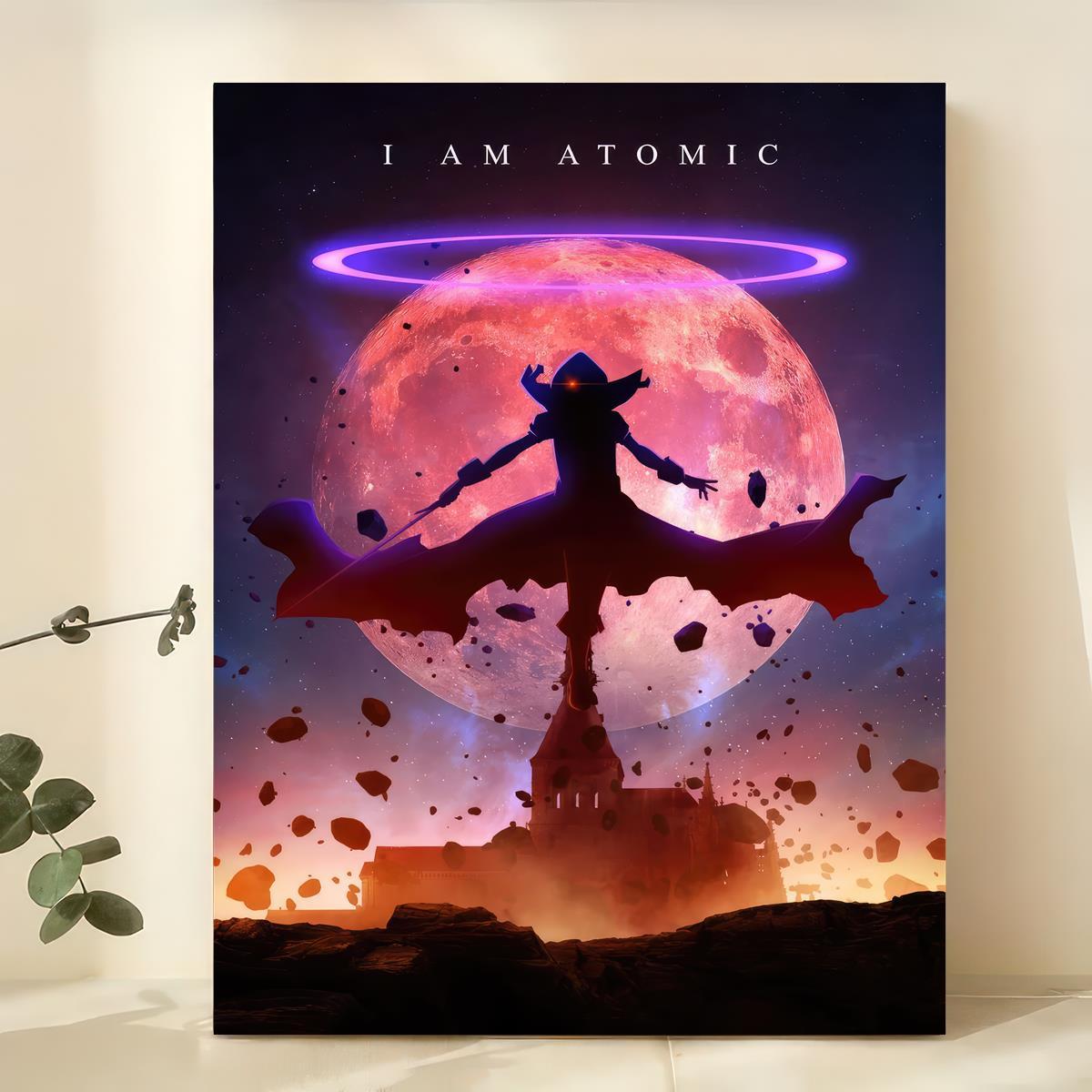 Shadow Cid Atomic Canvas Art Poster for Home Decor Indoor Outdoor Portrait Wall Art