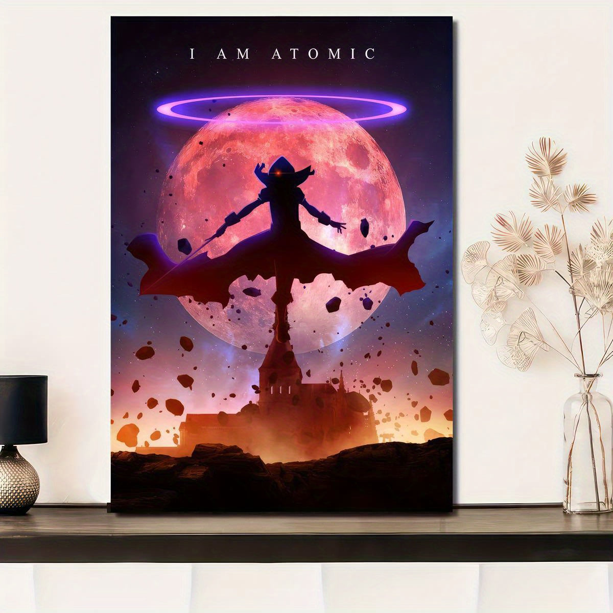 Shadow Cid Atomic Canvas Art Poster for Home Decor Indoor Outdoor Portrait Wall Art