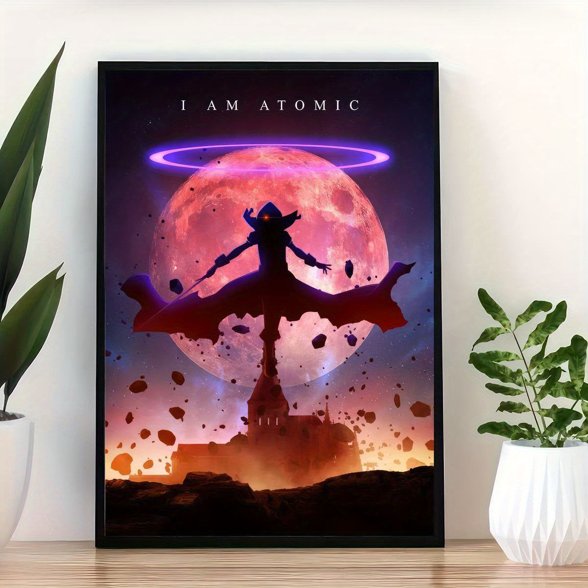 Shadow Cid Atomic Canvas Art Poster for Home Decor Indoor Outdoor Portrait Wall Art