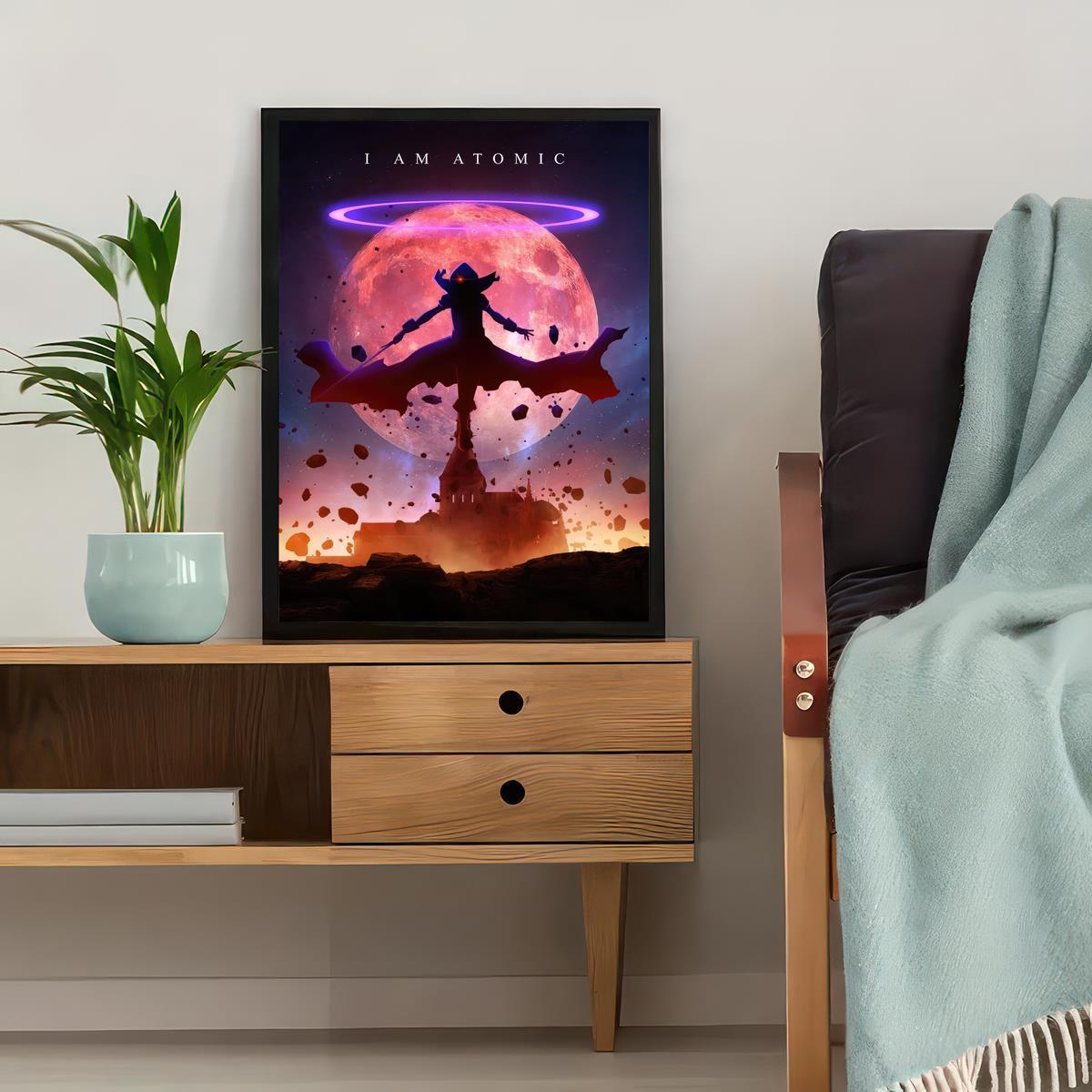 Shadow Cid Atomic Canvas Art Poster for Home Decor Indoor Outdoor Portrait Wall Art