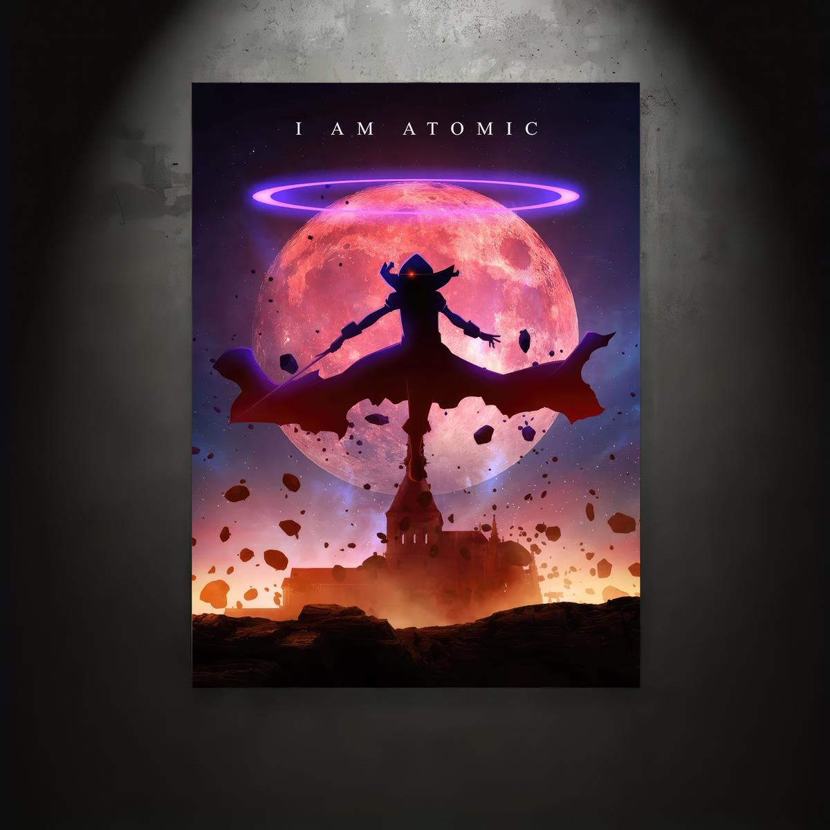 Shadow Cid Atomic Canvas Art Poster for Home Decor Indoor Outdoor Portrait Wall Art