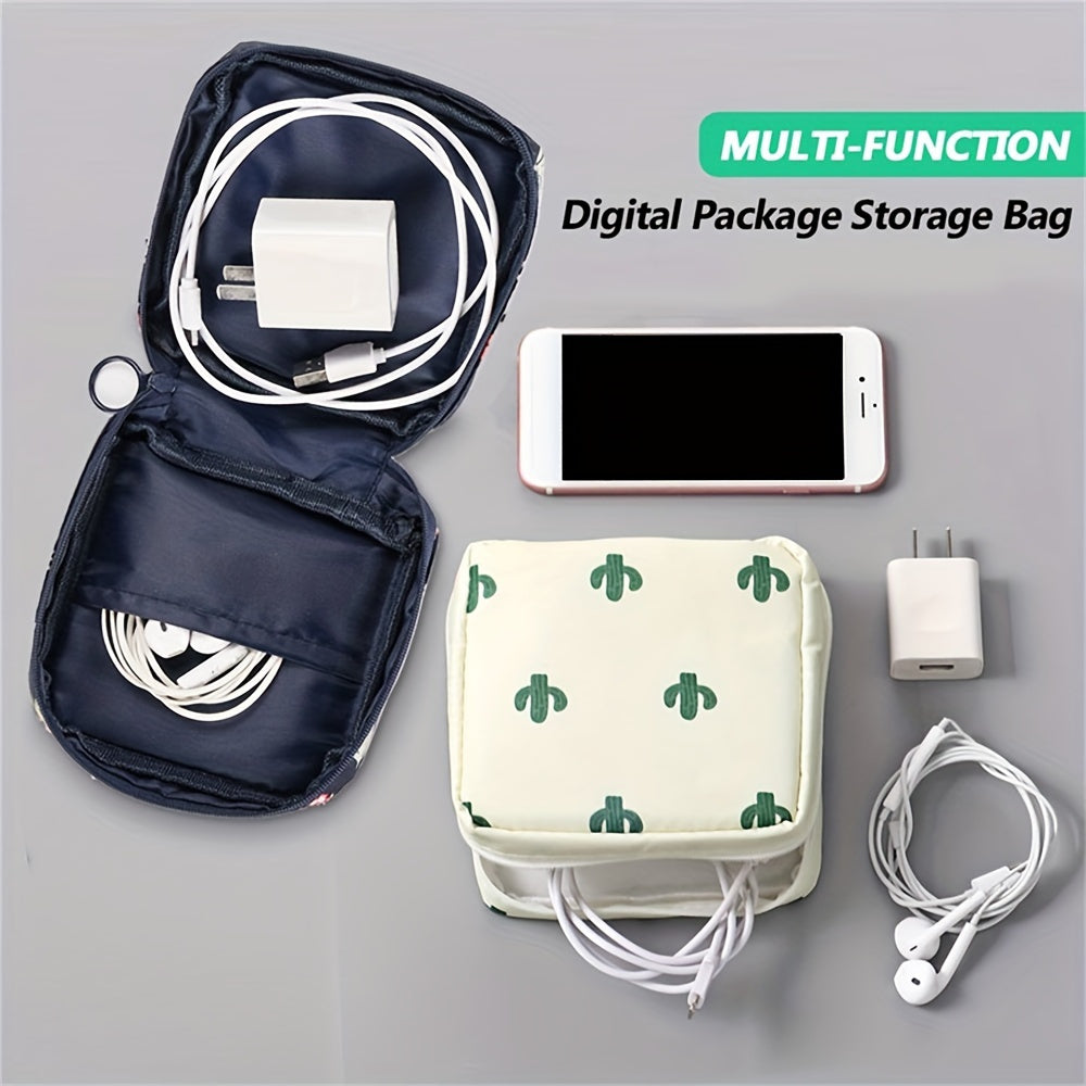 Creative Sanitary Towel Storage Bag Waterproof Travel Cosmetic Organizer Zipper Pocket