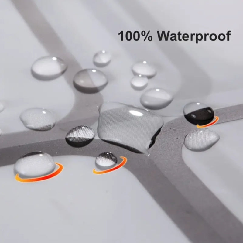 1 dona EVA dush pardasi, 12 ta tutqich bilan, suv o'tkazmaydigan va zamonaviy hammom bezaklari va uy bezaklari uchun aksessuarlar.