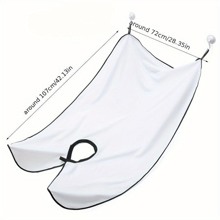 Waterproof Beard Shaving Apron for Men Bathroom Organizer Gift