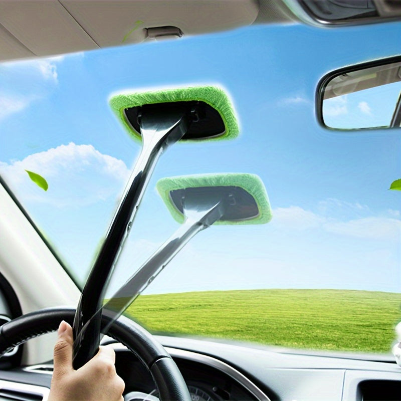 Premium Window Cleaning Brush Kit for Cars with Comfortable Handle