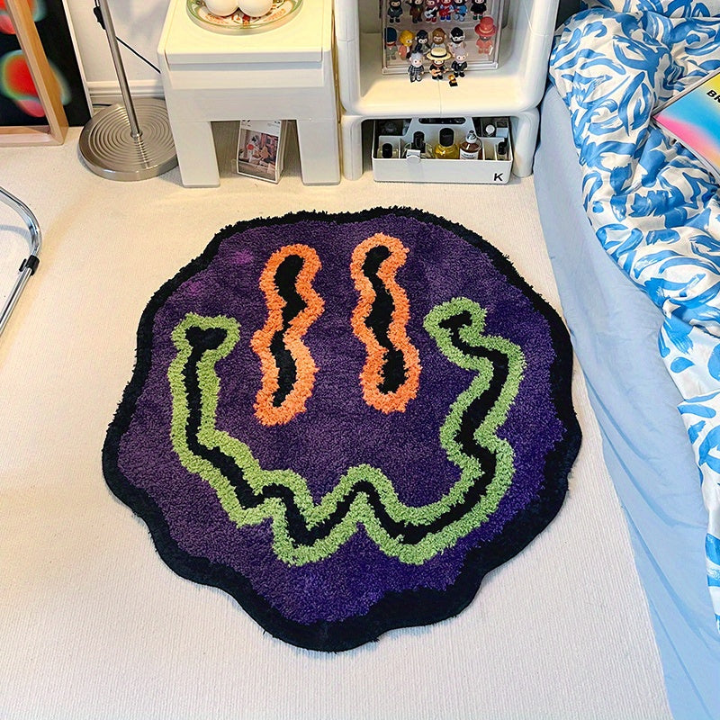 Yaratuvchi Wave yuz mato yumshoq pol mato uchun yashash xonasi va yotoqxona uchun, sirpanishga qarshi, imitatsiya kaşmir