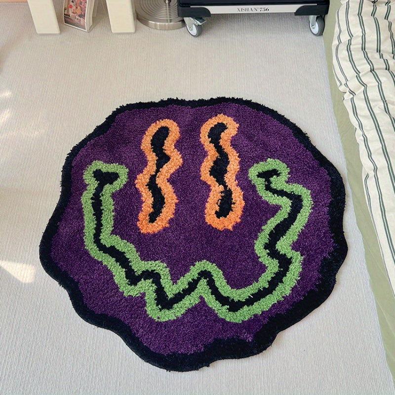 Yaratuvchi Wave yuz mato yumshoq pol mato uchun yashash xonasi va yotoqxona uchun, sirpanishga qarshi, imitatsiya kaşmir