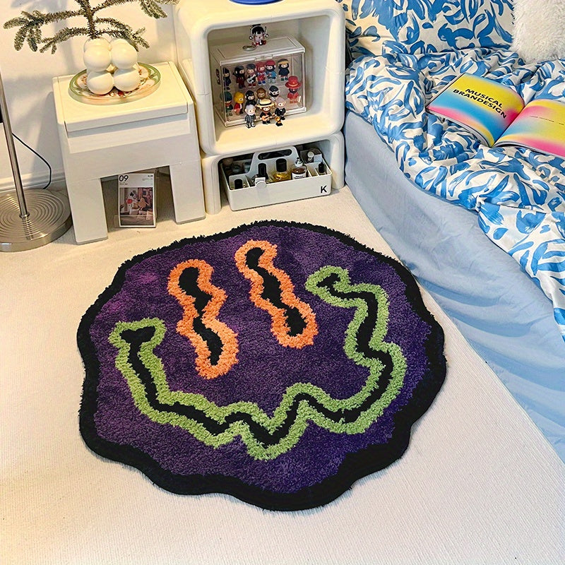 Yaratuvchi Wave yuz mato yumshoq pol mato uchun yashash xonasi va yotoqxona uchun, sirpanishga qarshi, imitatsiya kaşmir