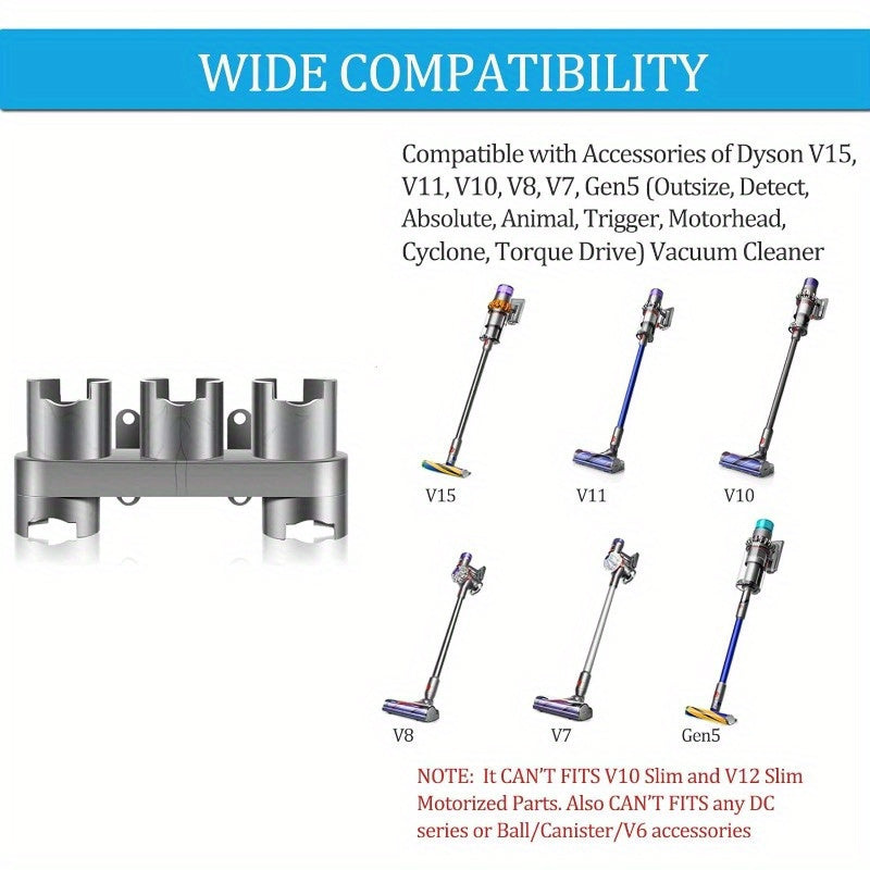 V7 V8 V10 V11 V15 changyutgichlari uchun ulash bracketi, mos keladigan kulrang changyutgich ulanishi uchun devorga o'rnatiladigan kengaytma bazasi.