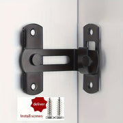 Iron Sliding Barn Door Lock Surface Mounted Security Latch Stainless Steel
