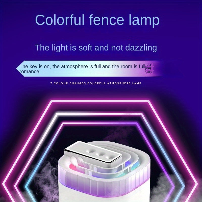 Silent Rhythm 3L Ultrasonic Humidifier for Home Office Quiet Mist with 3 Spouts