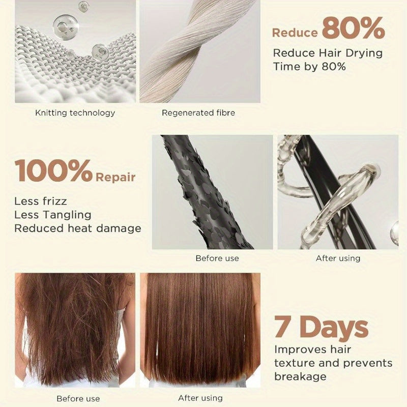 Tropik uslubdagi mikrofiber soch to'plami, monogram bilan, tez quriydi, juda singdiruvchi, 100% polyester, to'qilgan plid dizayni, tugma tafsiloti, 5gsm.