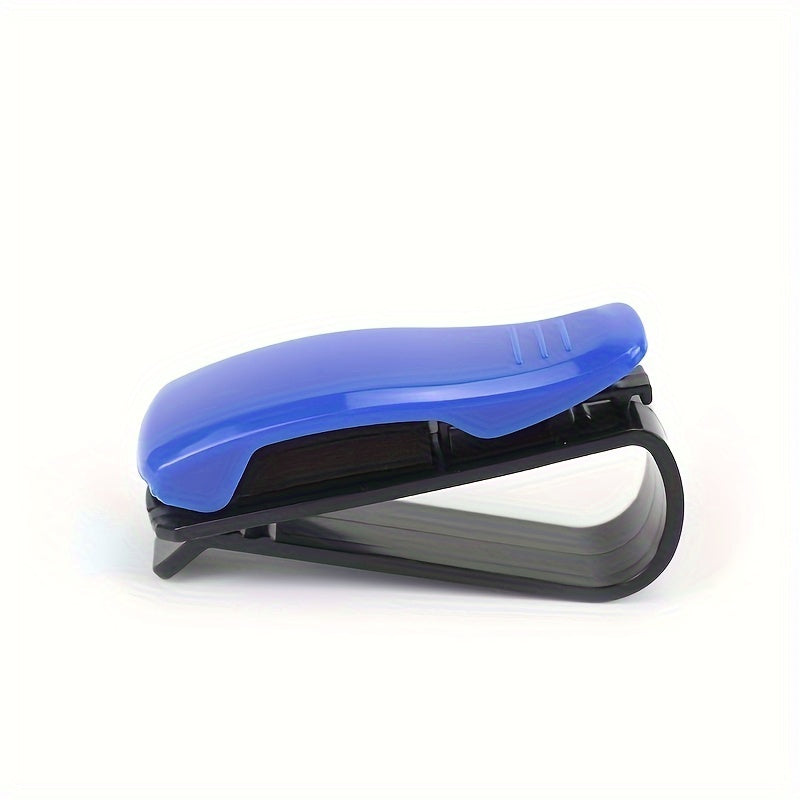 Universal Car Sunglasses Clip Black Red Multi-Functional Sun Visor Organizer