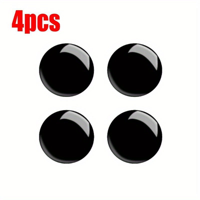 4 dona O'z-o'zidan yopishadigan avtomobil eshigi kalit teshigi stikerlari, bardoshli PVC himoya etuvchi decal