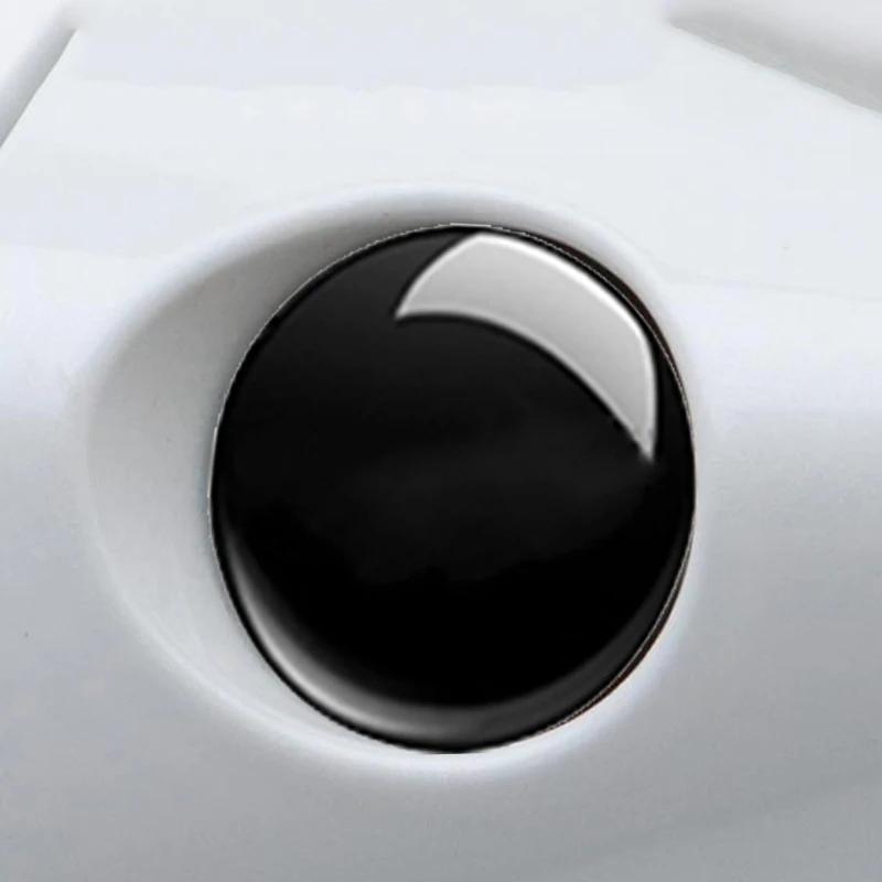 4 dona O'z-o'zidan yopishadigan avtomobil eshigi kalit teshigi stikerlari, bardoshli PVC himoya etuvchi decal