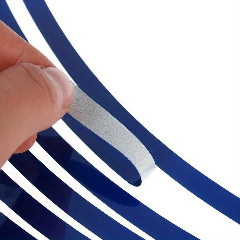 16pcs Motorcycle Car Tire Decals Reflective Rim Tape Waterproof Wheel Stickers