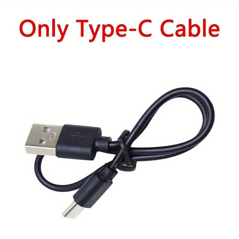 Linterna de trabajo mini portátil recargable por USB, farol LED para acampada, multifunción