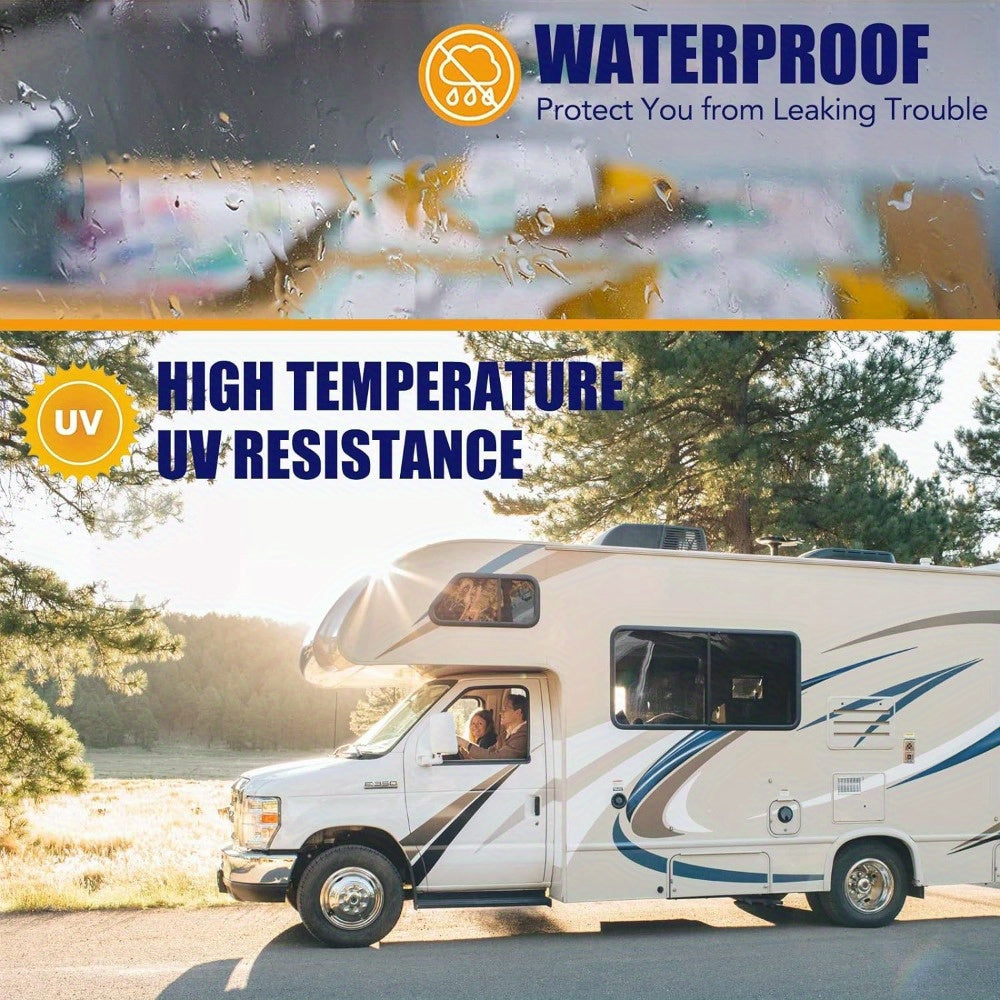 Cinta selladora para techos de RV 10.16cm x 5m Cinta de butilo impermeable, resistente a los rayos UV