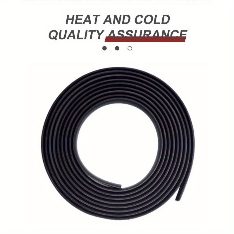 Car Window Seal Strip Rubber Door Edge Guard Noise Reduction Vibration Dampening 3m